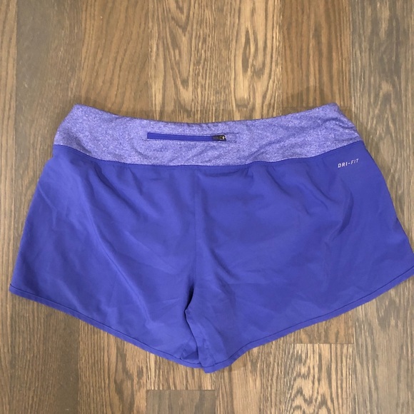 Nike Dri-Fit Shorts Sz L Purple - Picture 2 of 4